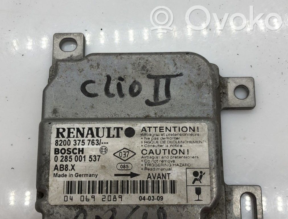 Airbag control unit/module   8200375763