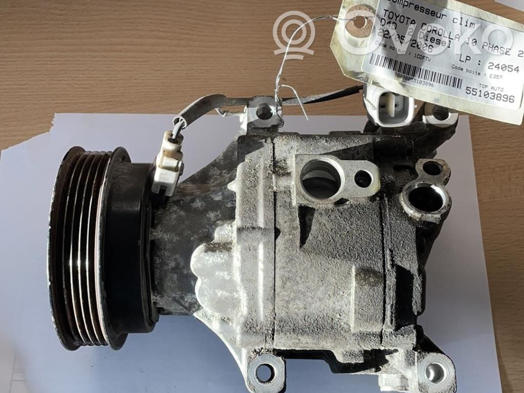 Toyota Corolla E120 E130 Compresseur de climatisation 