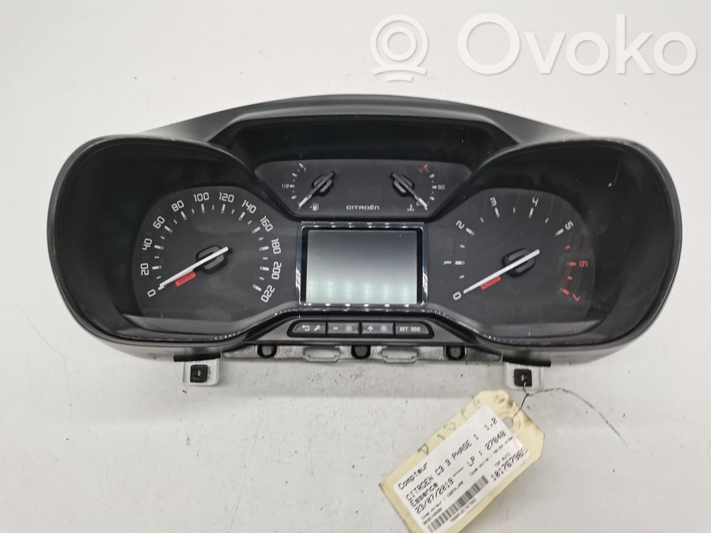 Citroen C3 Speedometer (instrument cluster) 