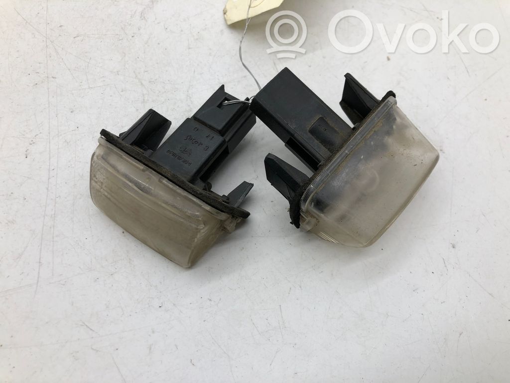 Citroen Xsara Picasso Éclairage de plaque d'immatriculation 