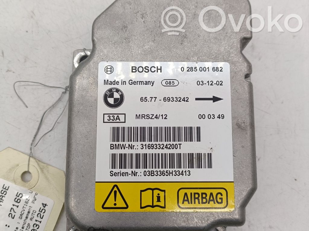 Mini One - Cooper R50 - 53 Airbag control unit/module 