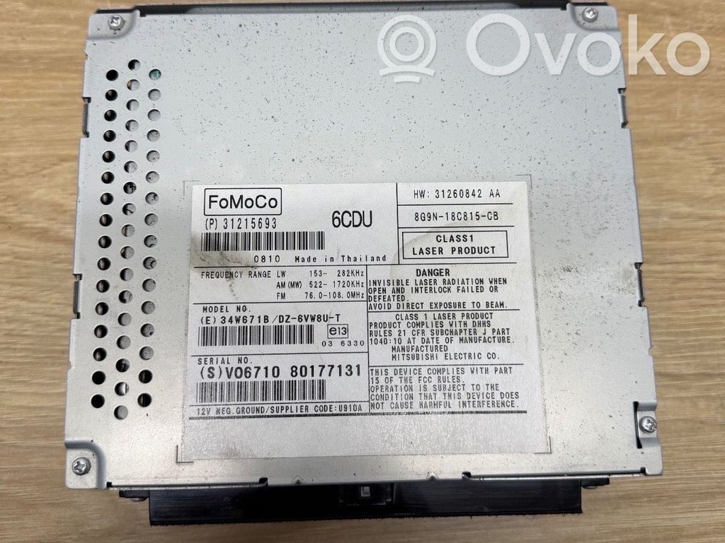 Volvo XC60 Panel / Radioodtwarzacz CD/DVD/GPS 