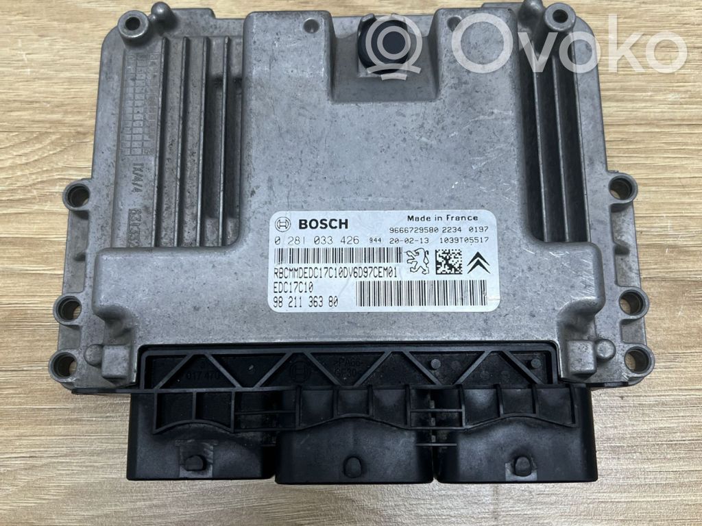 Citroen Jumper Engine control unit/module 