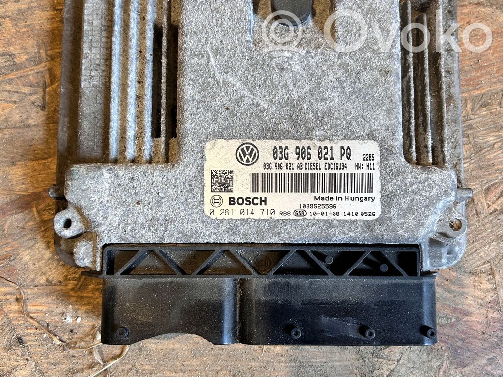 Skoda Octavia Mk2 (1Z) Unitate/modul de control motor 