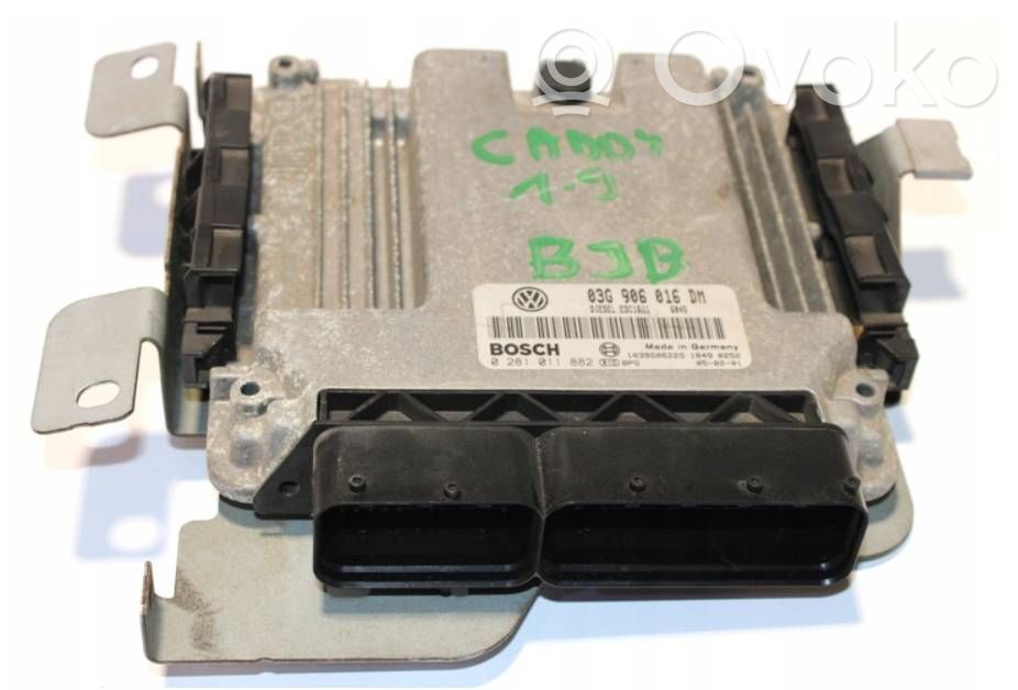 Engine control unit/module   03G906016DM,0281011882,1039S06225