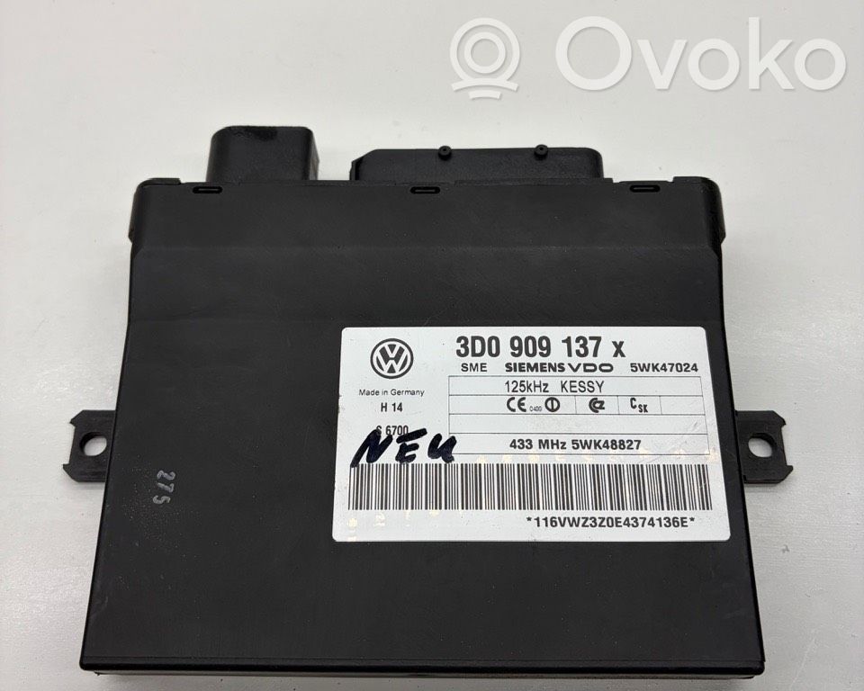 Porsche Cayenne (9PA) Module de contrôle sans clé Go 