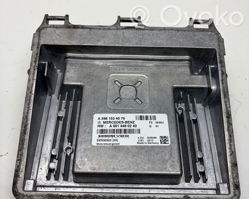 Mercedes-Benz A W169 Engine control unit/module 