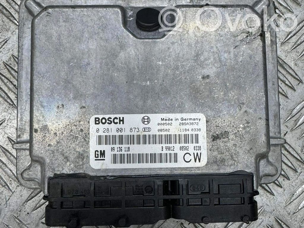 Engine control unit/module   09136118,28SA3872,0281001873