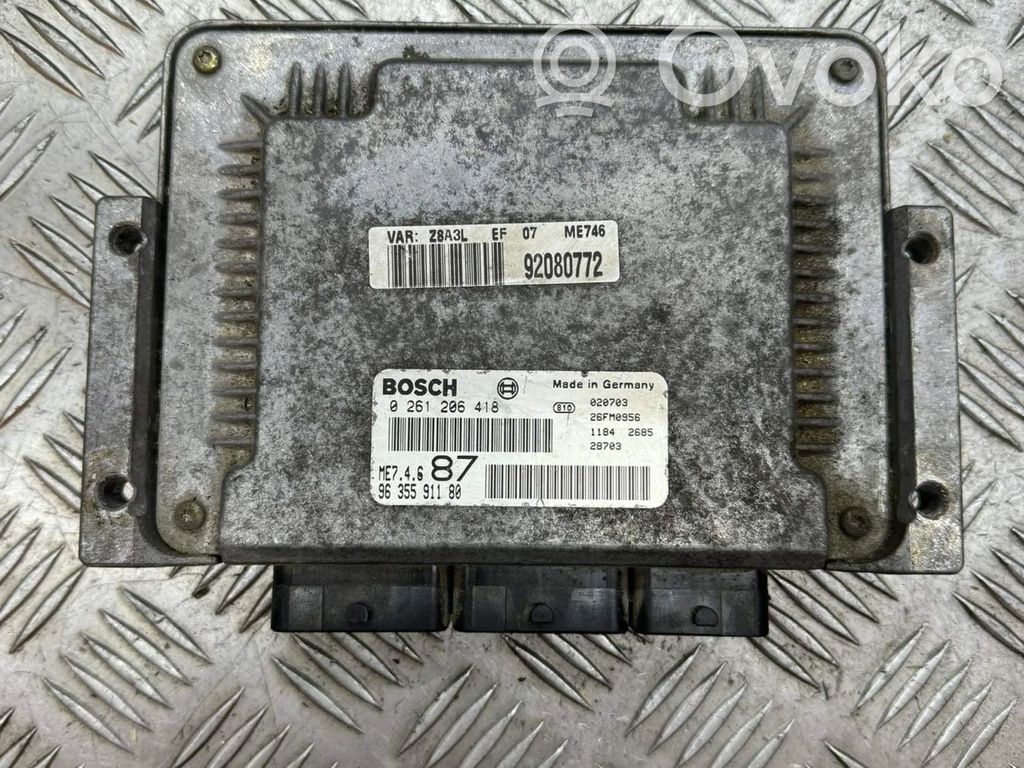 Peugeot 607 Engine control unit/module 