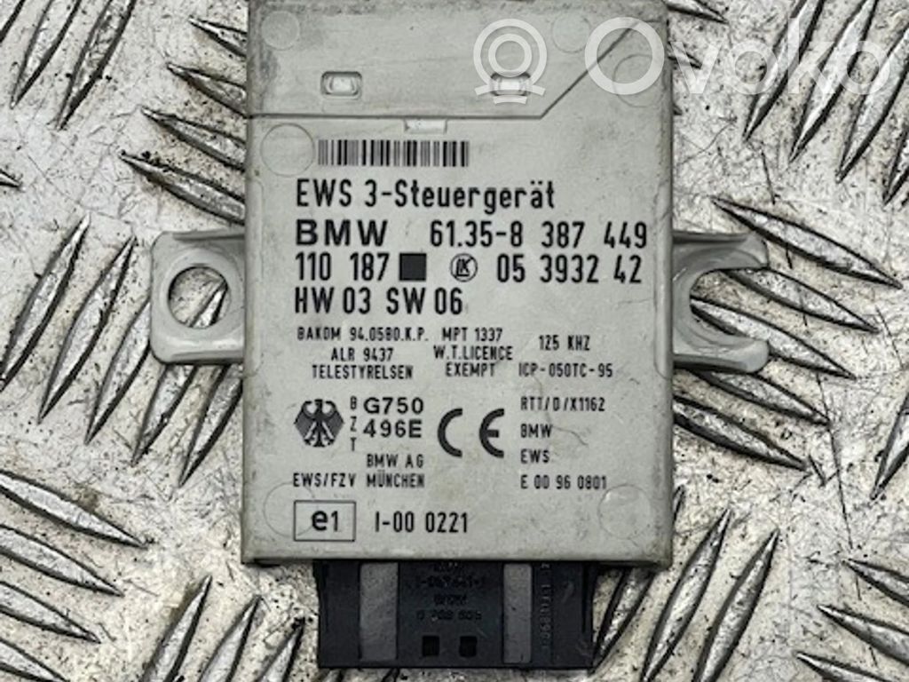 BMW 3 E46 Imobilaizera vadības bloks 
