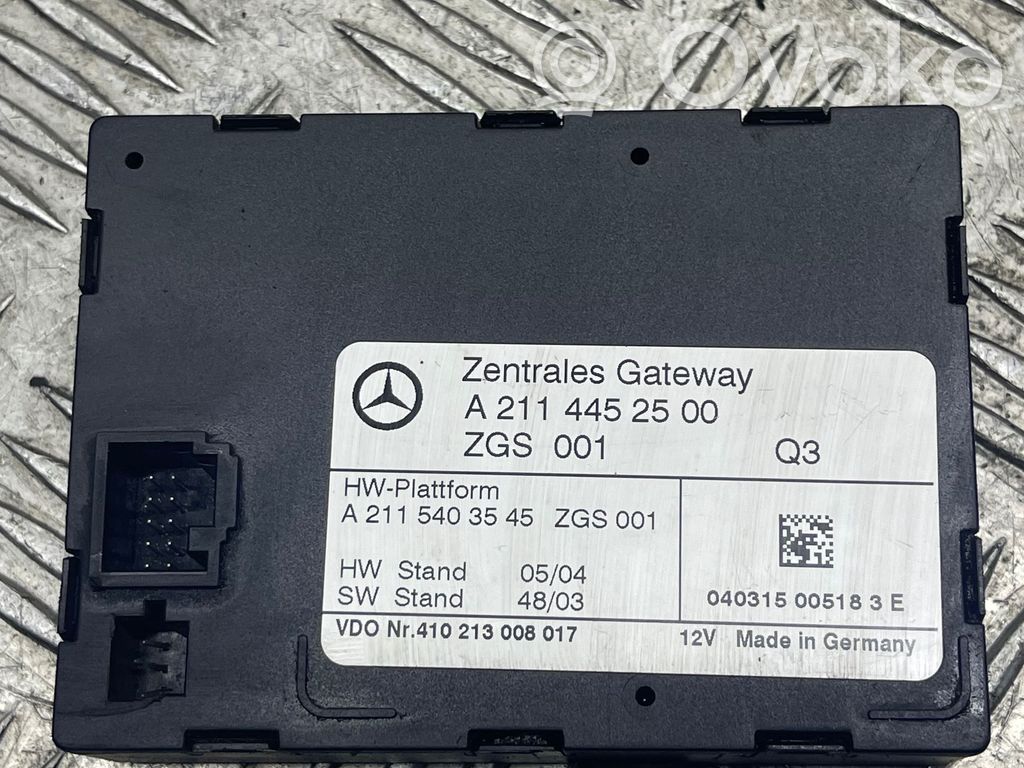 Mercedes-Benz E W211 Modul control gateway 
