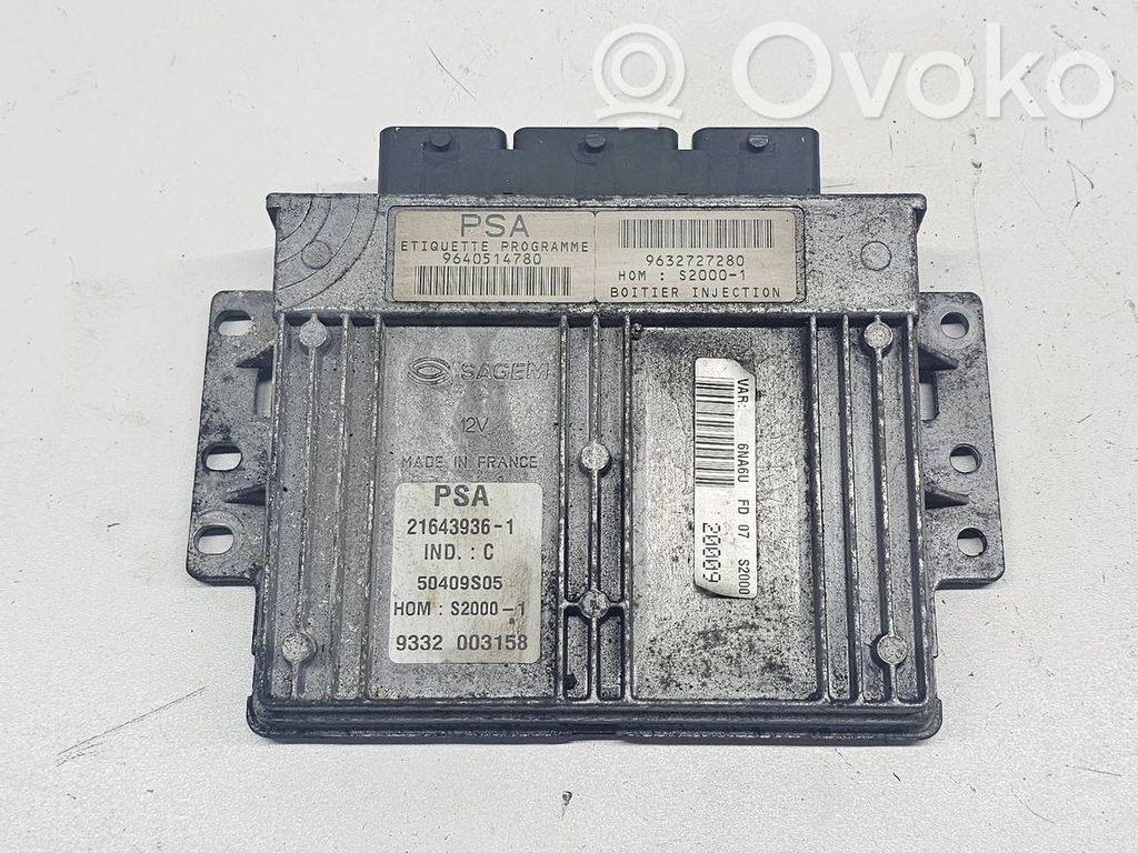 Citroen Xsara Picasso Engine control unit/module ECU 