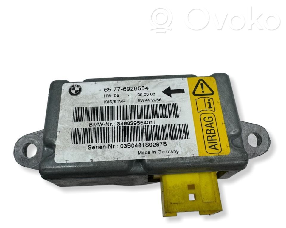Sensor impacto/accidente para activar Airbag   6929554,5WK42956,34692955401
