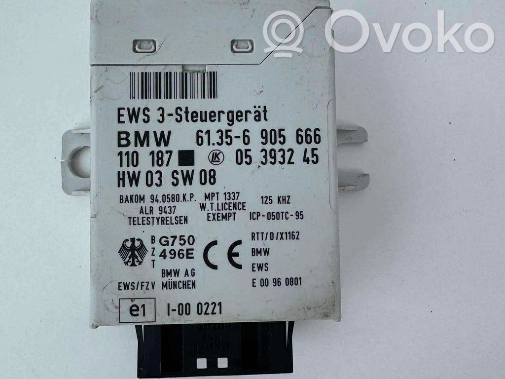 BMW 3 E46 Unitate/modul comandă imobilizator 