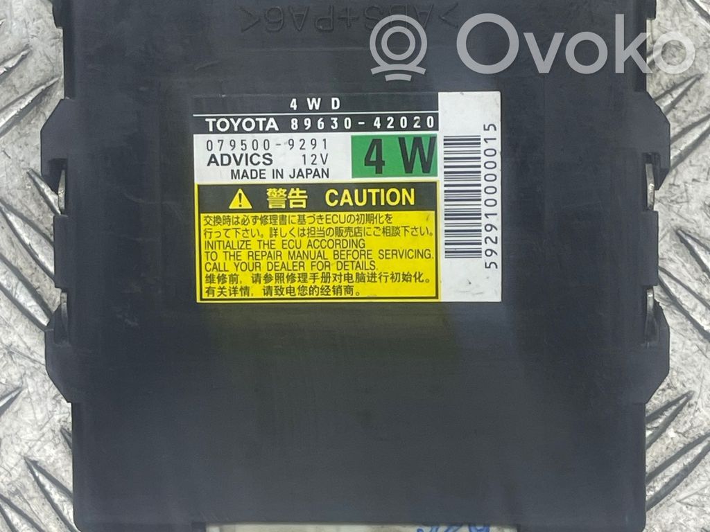 Toyota RAV 4 (XA30) Altre centraline/moduli 