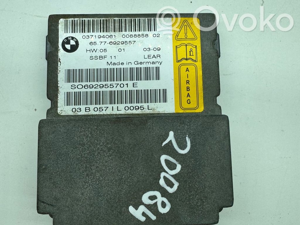 Airbag control unit/module   657929557,037194061,6929557
