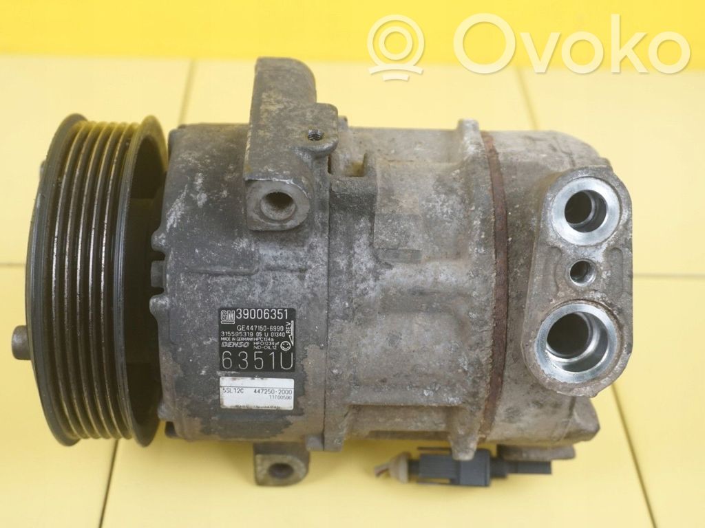 Opel Corsa E Air conditioning (A/C) compressor (pump) 