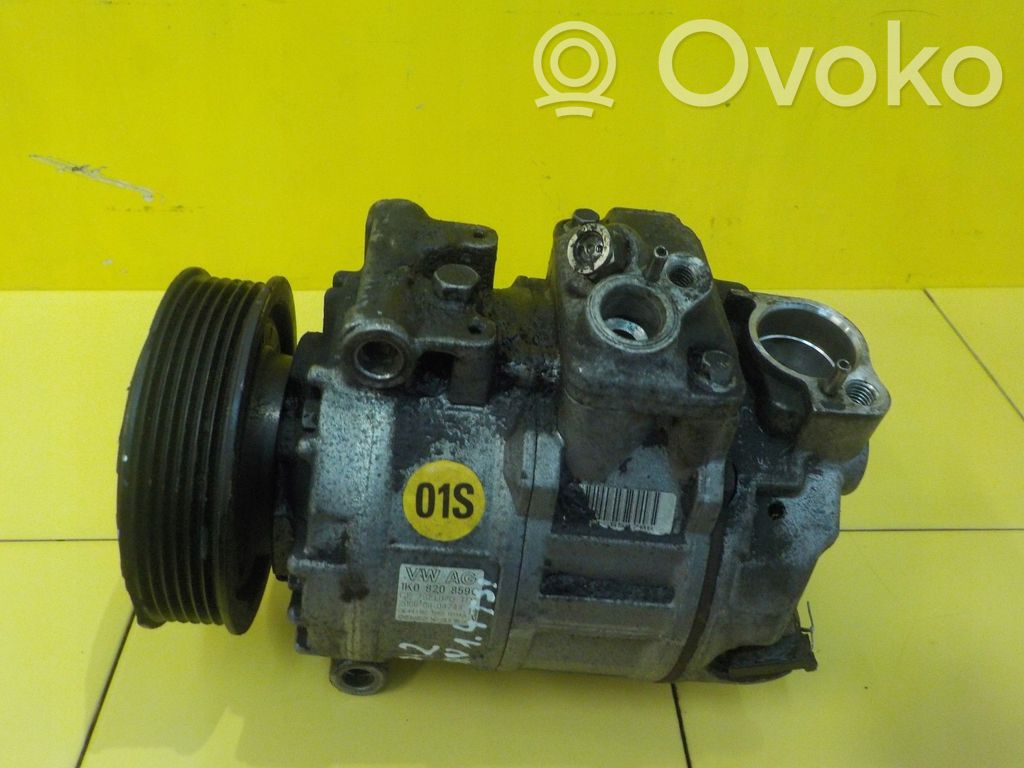 Volkswagen Touran I Air conditioning (A/C) compressor (pump) 