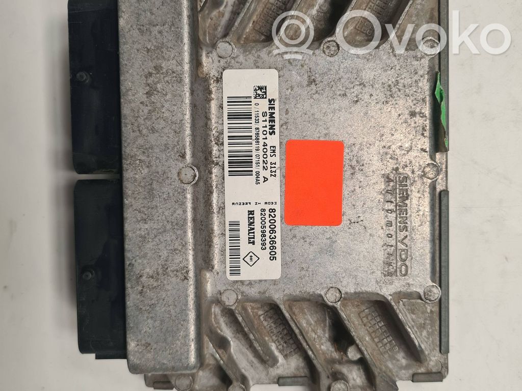 Engine control unit/module   8200598393,S110140022A,8200636605