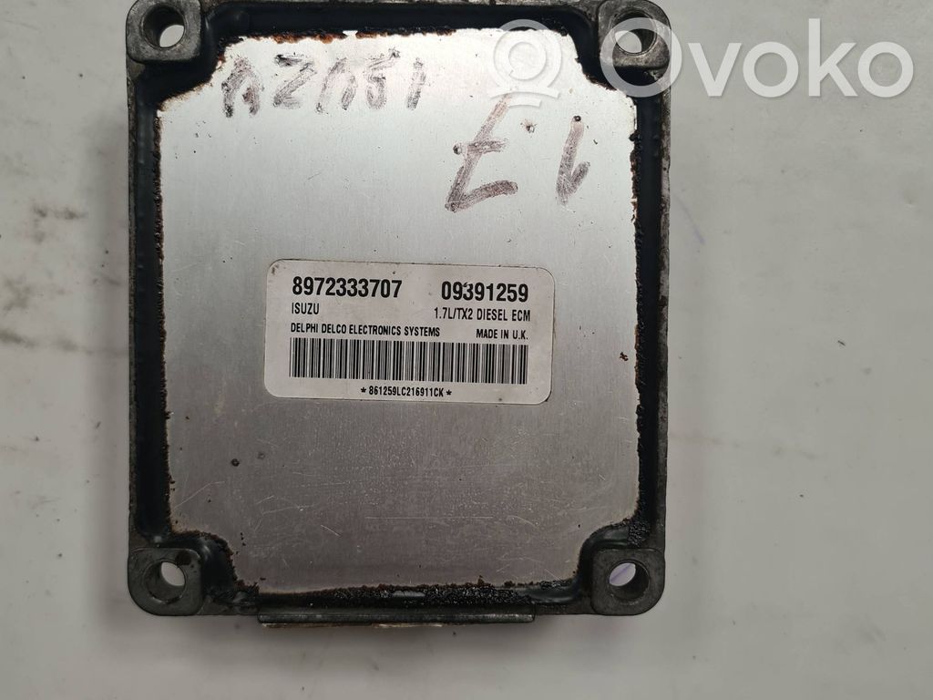 Engine control unit/module   8972333707,09391259,86125SLC216911CK