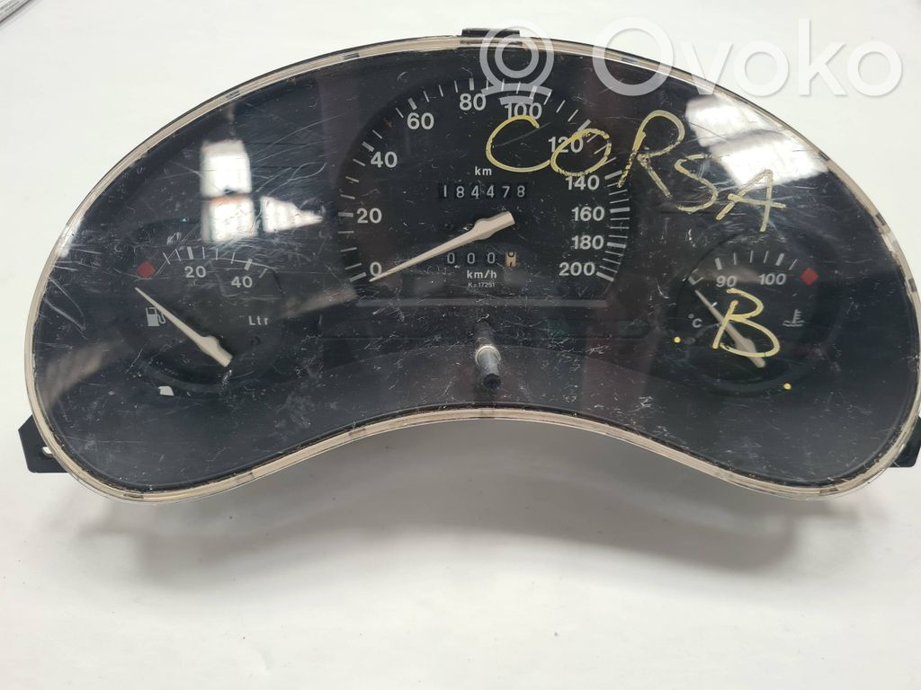 Opel Corsa B Speedometer (instrument cluster) 