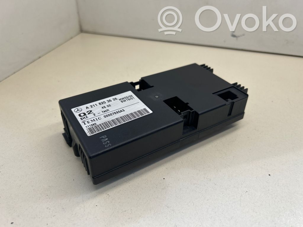 Mercedes-Benz E W211 Seat control module 