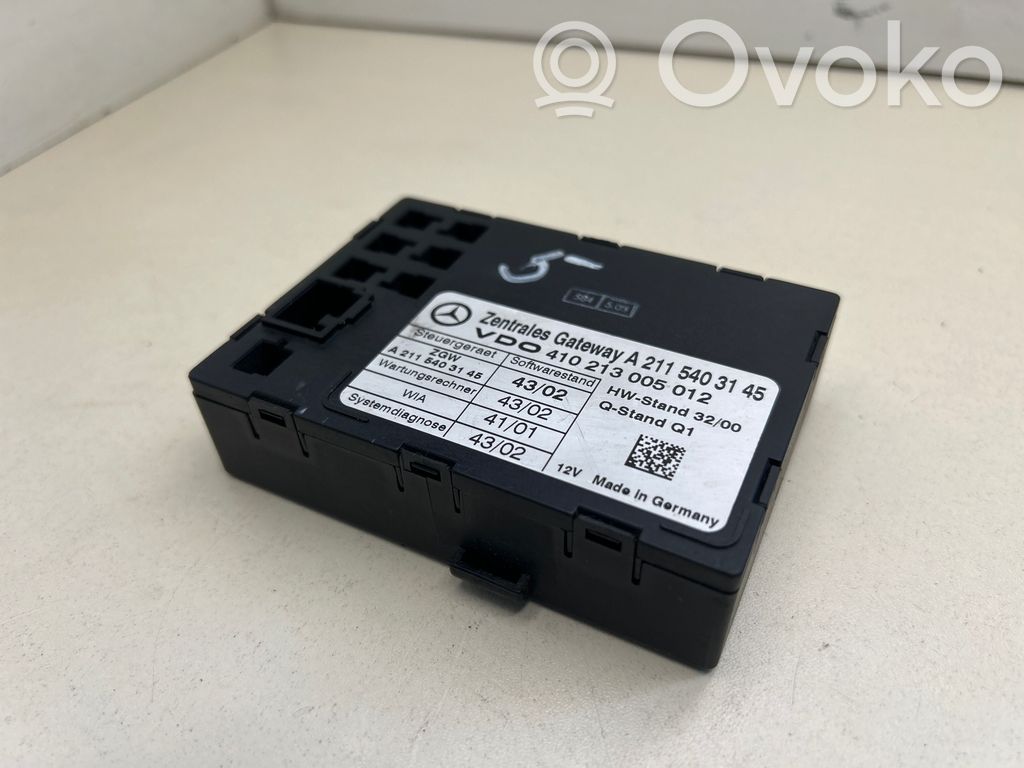 Mercedes-Benz E W211 Módulo de control Gateway 