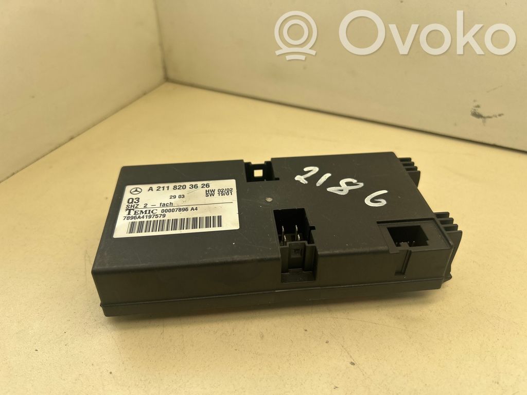 Mercedes-Benz E W211 Module de commande de siège 
