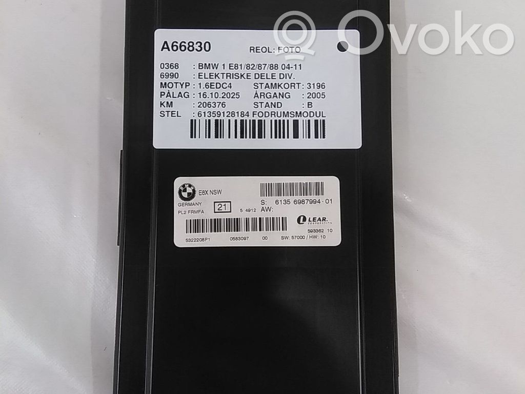 BMW 1 E81 E87 Other control units/modules 