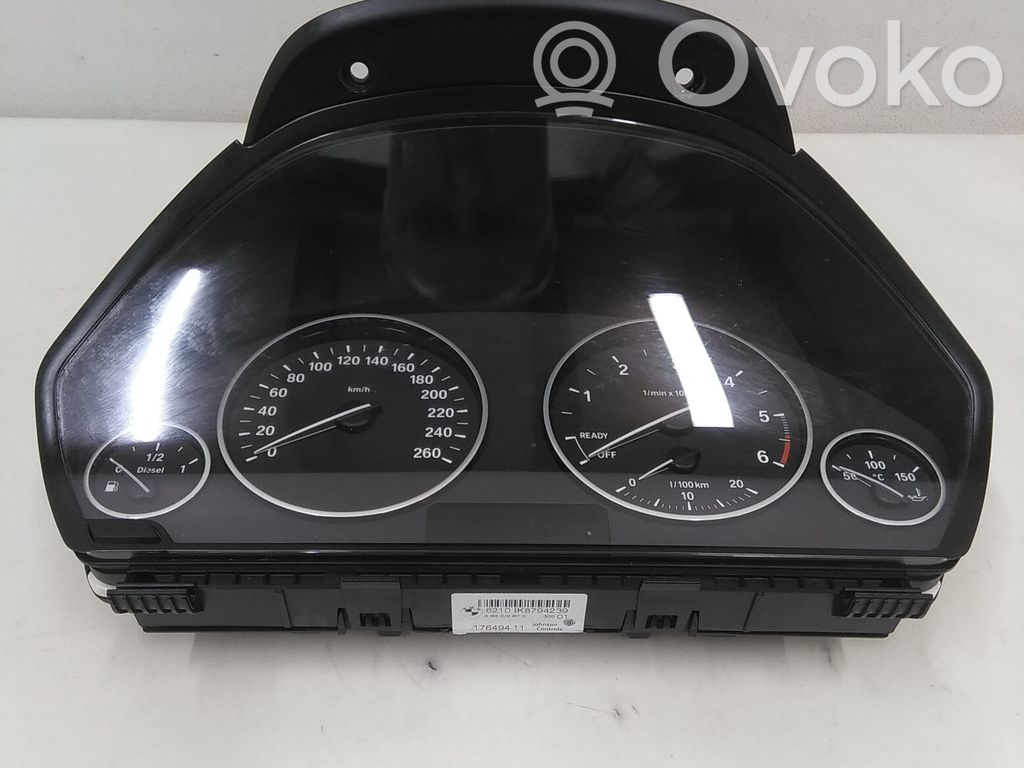 BMW 3 F30 F35 F31 Speedometer (instrument cluster) 