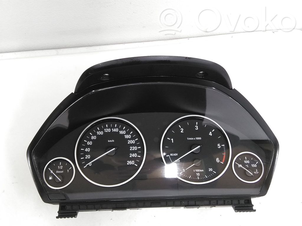 BMW 3 F30 F35 F31 Speedometer (instrument cluster) 