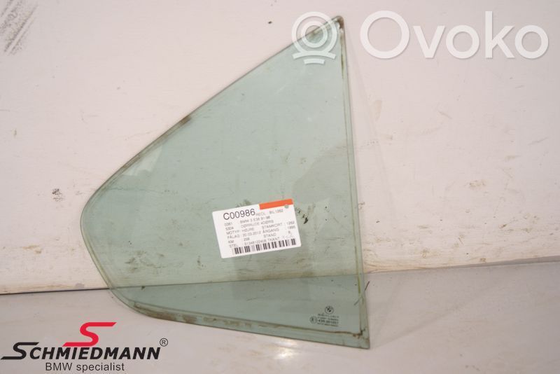 BMW 3 E36 Listón embellecedor de la ventana de la puerta delantera 