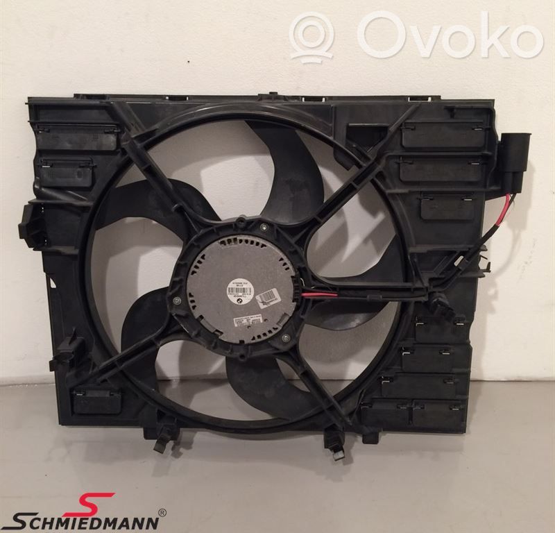 BMW 5 E60 E61 Elektrisks radiatoru ventilators 