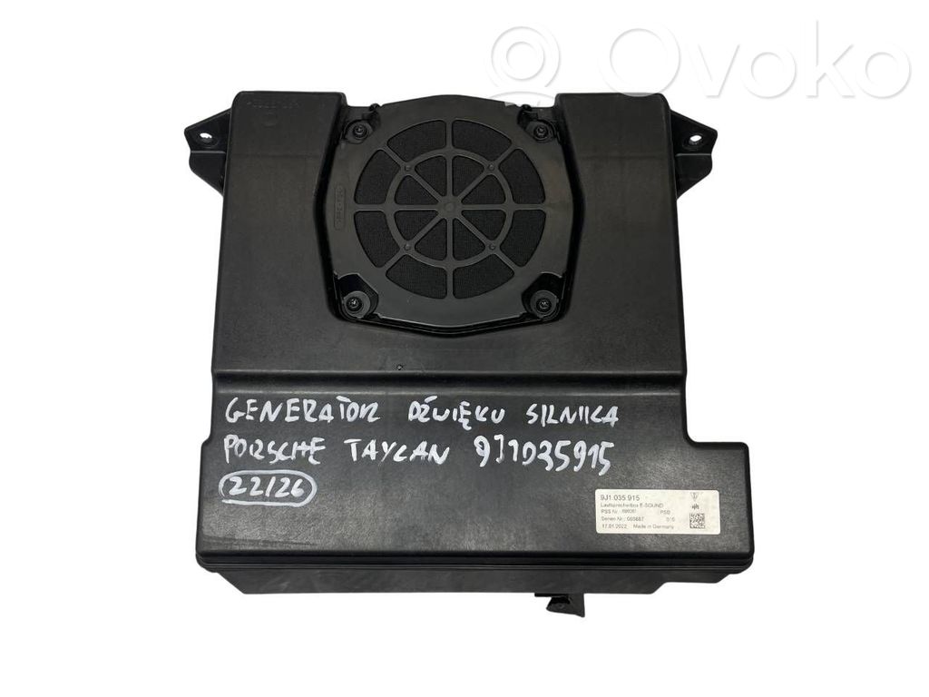 Porsche Taycan 9J1 Głośnik niskotonowy 