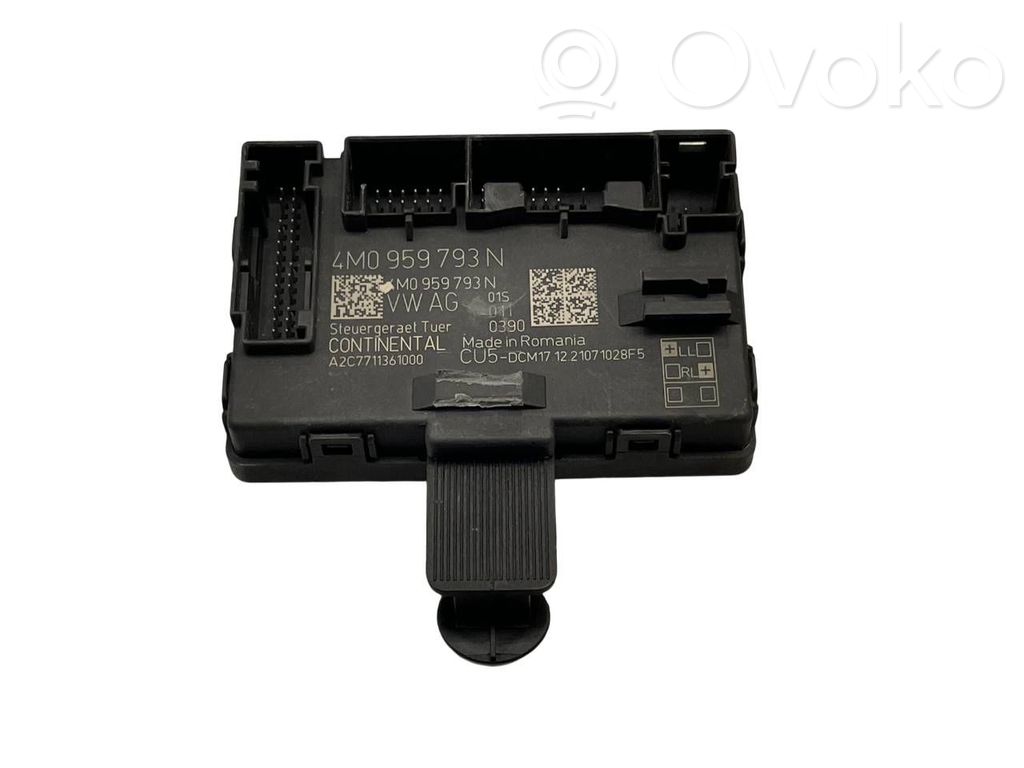 Porsche Taycan 9J1 Unité de commande module de porte 