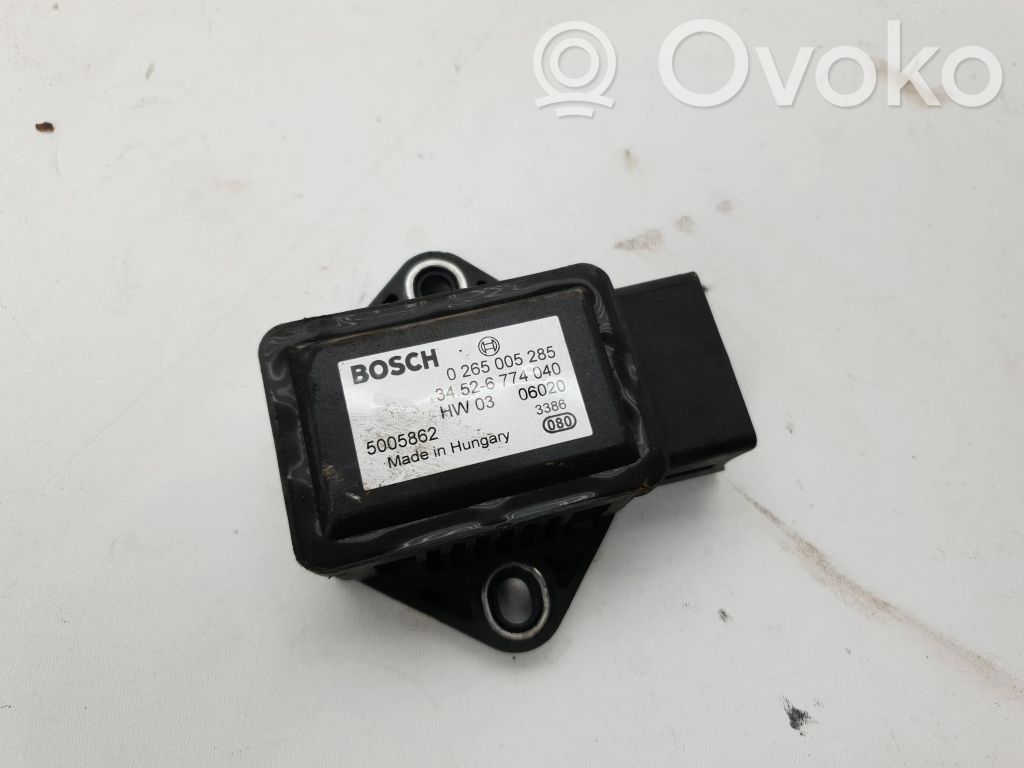 ESP acceleration yaw rate sensor   34526774040,5005862,0265005285