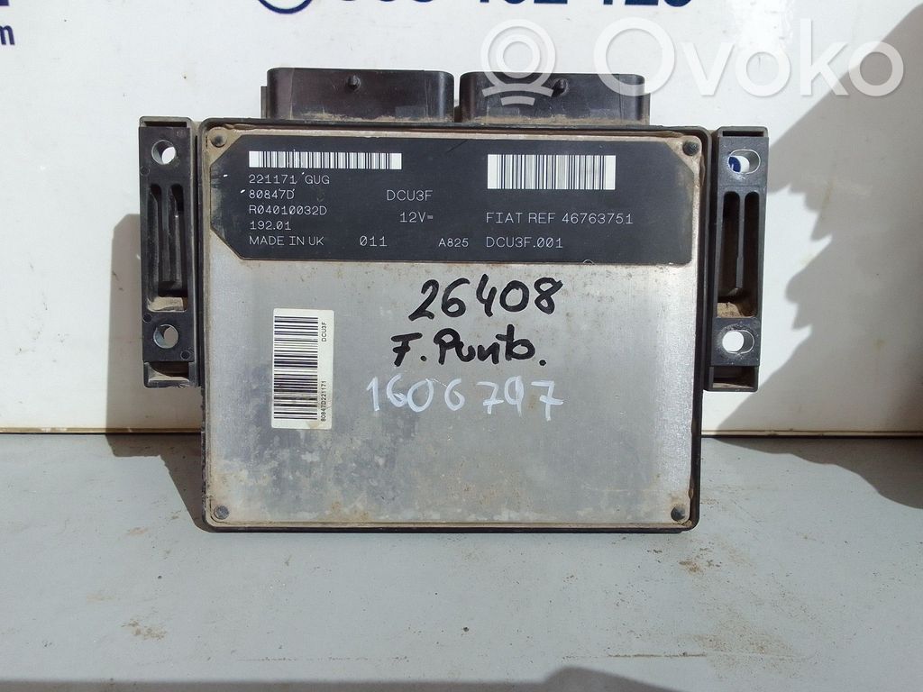 Fiat Punto (188) Engine control unit/module 