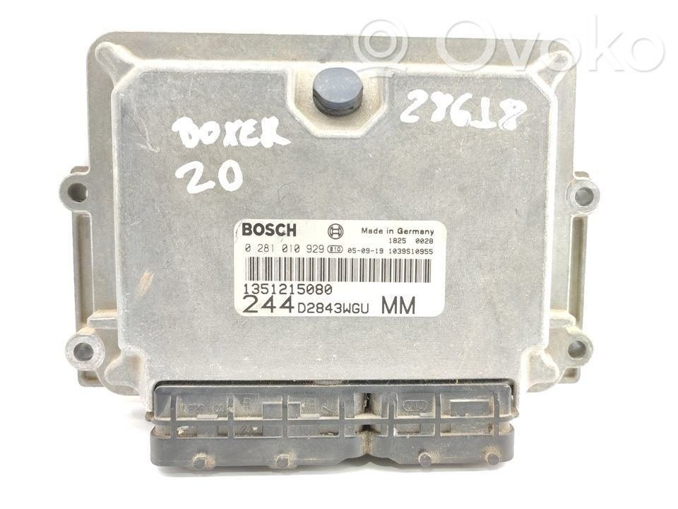 Fiat Ducato Engine control unit/module 