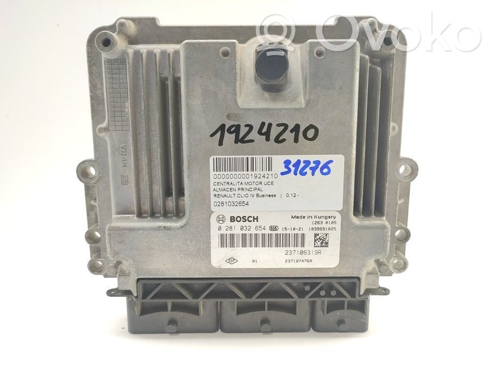 Renault Clio IV Engine control unit/module 