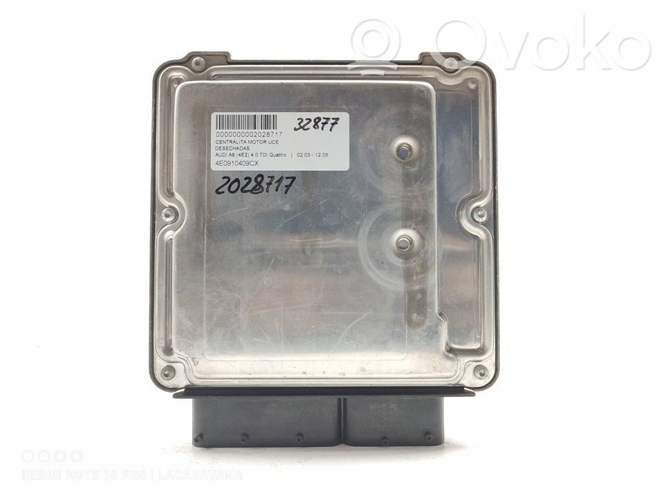 Audi A8 S8 D3 4E Unidad de control/módulo del motor 