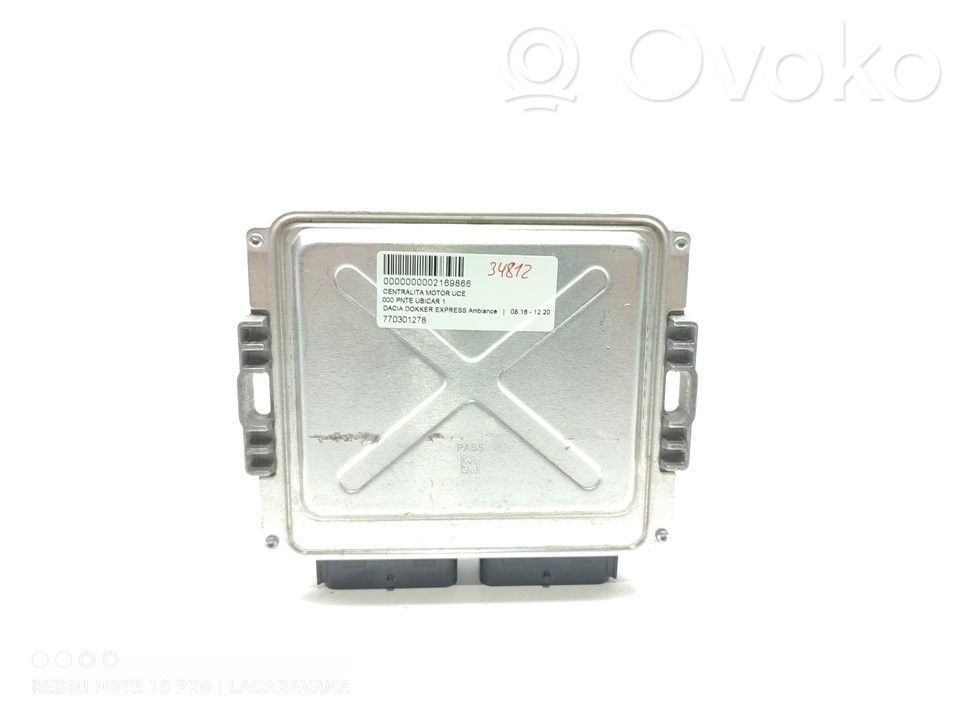 Dacia Dokker Engine control unit/module 