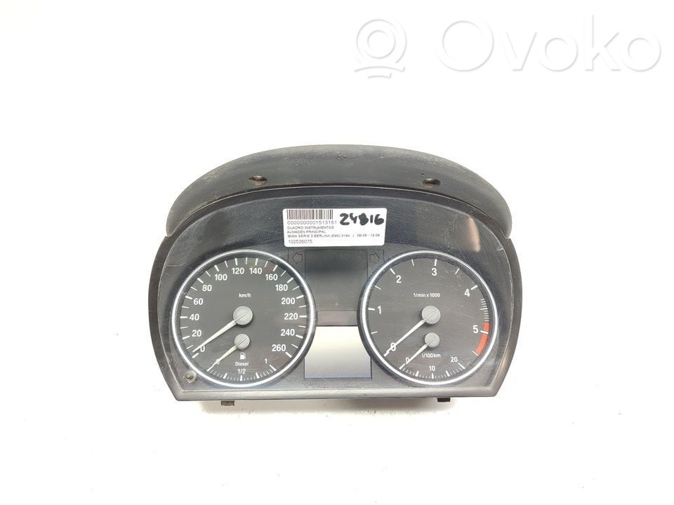 BMW 3 E90 E91 Speedometer (instrument cluster) 