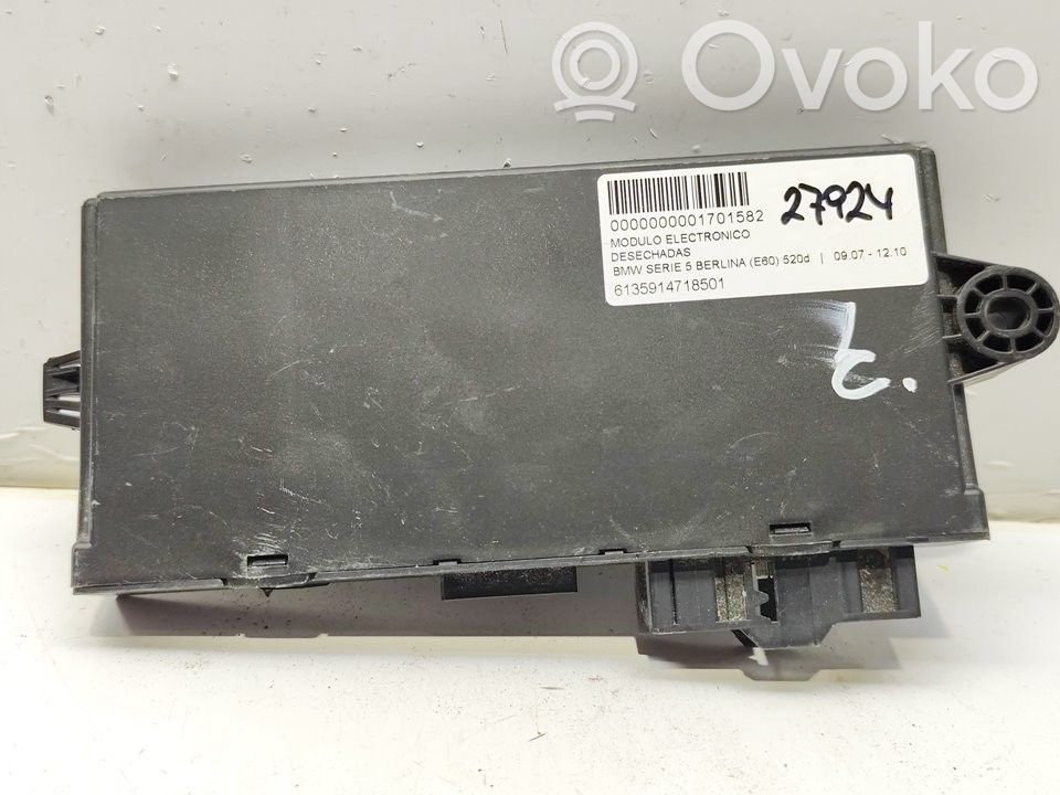 BMW 5 E60 E61 Autres unités de commande / modules 