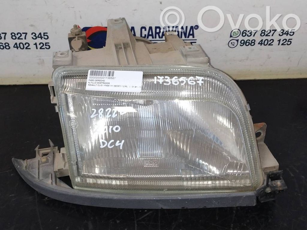 Renault Clio I Scheinwerfer 