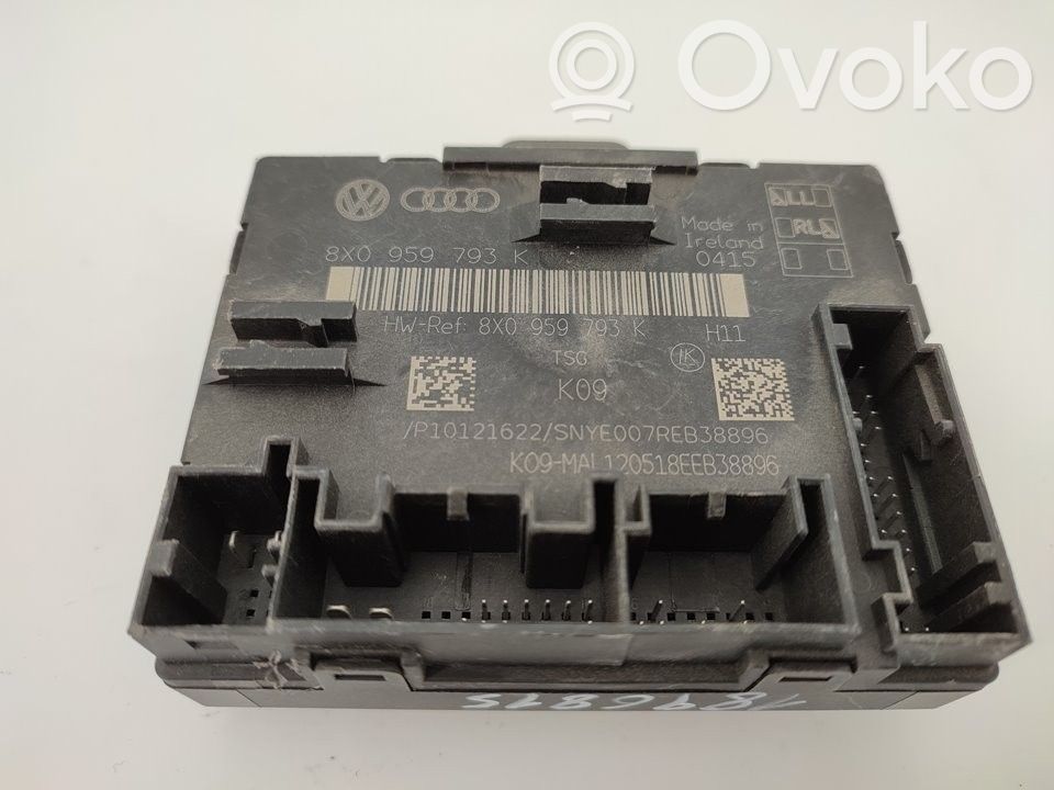 Other control units/modules   8X0959793K
