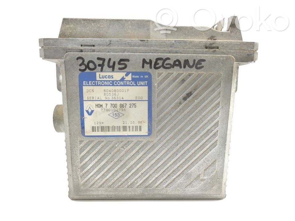 Renault Megane I Engine control unit/module 
