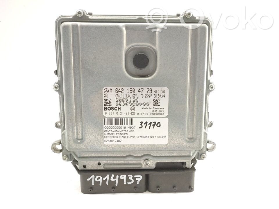 Engine control unit/module   0281012402