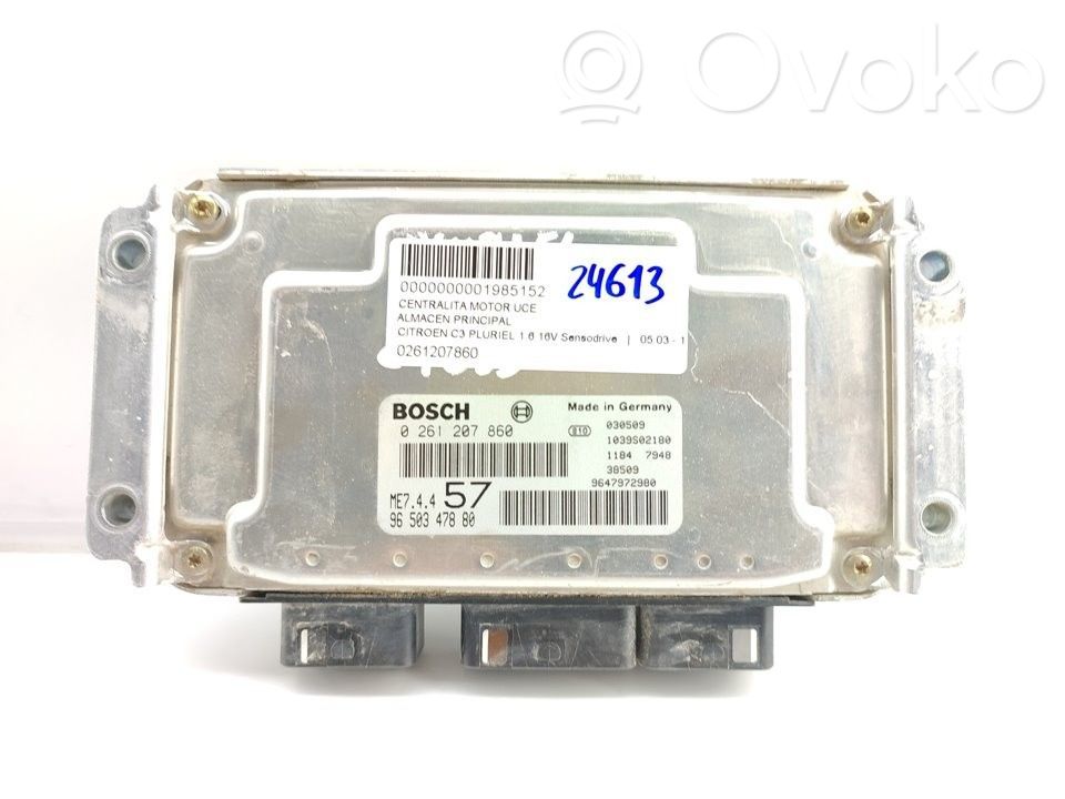 Unidad de control/módulo del motor   0261207860