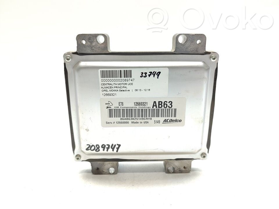 Opel Mokka Engine control unit/module 
