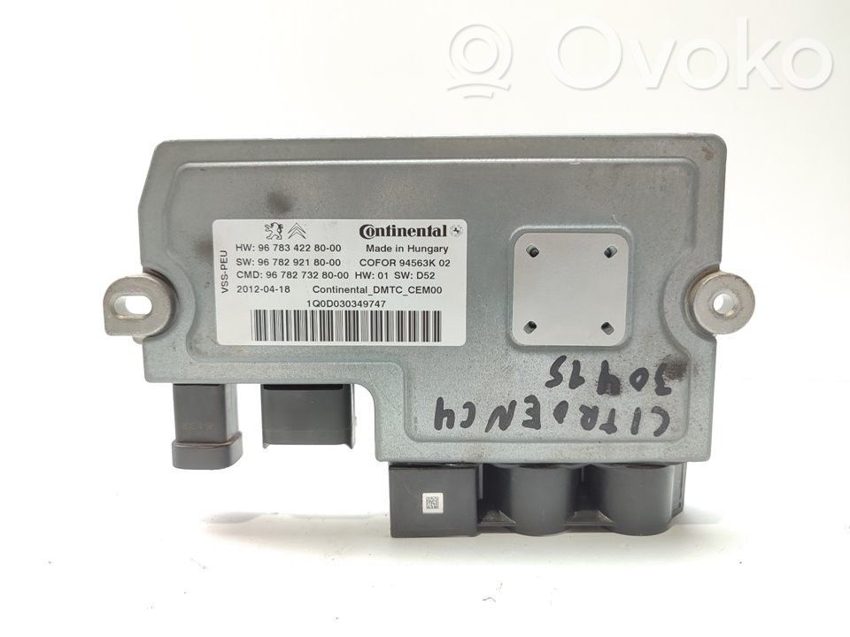 Engine start stop button switch   9678342280